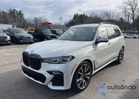 2022 BMW X7 M50I из США, поврежденный, VIN 5UXCX6C02N9J14574